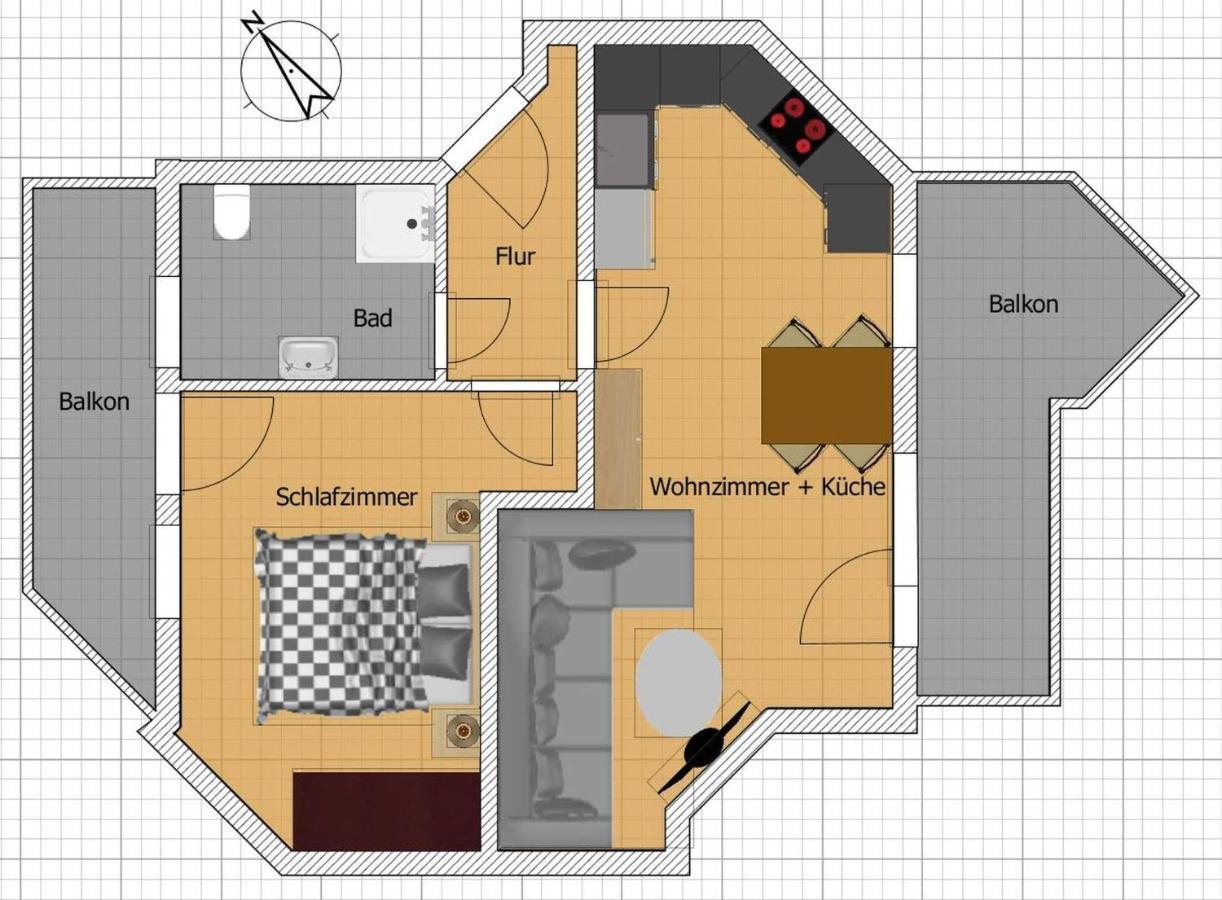 דירות הרינגסדורף Duenenresidenz Bansin מראה חיצוני תמונה